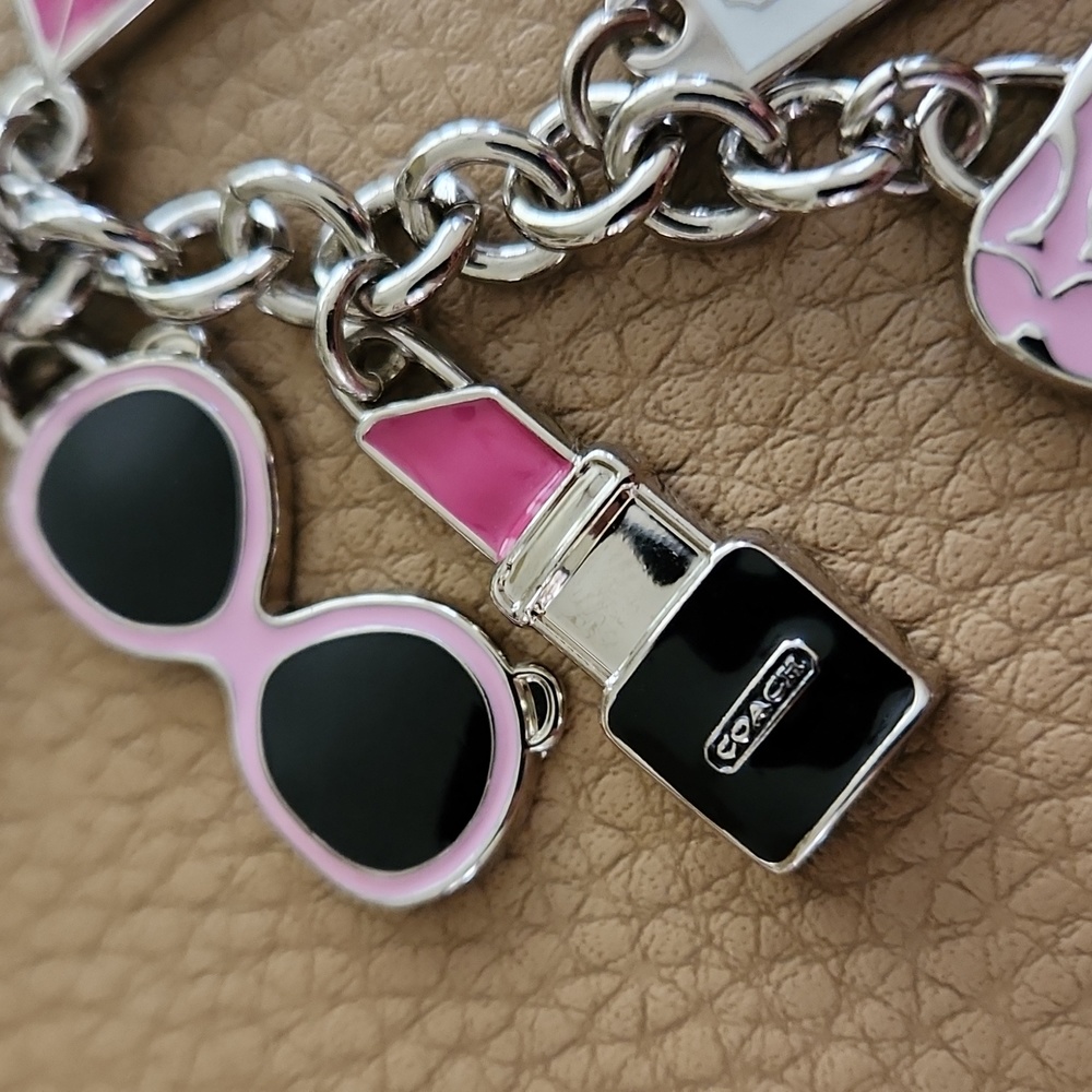 Adorable NWOT Coach Sunglasses, Lipstick, & Lips Bag Charm or Key Ring 💄💋 - Picture 9 of 13